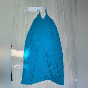 Elegant Blue Maxi Dress